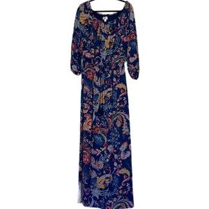 Bisou Bisou chiffon maxi dress